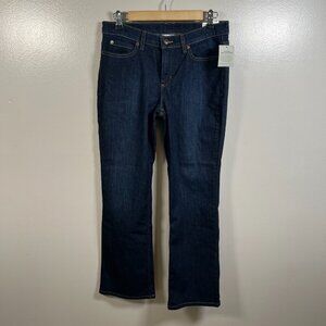 Duluth Trading Co Duluthflex Bootcut Daily Denim Jeans Size 6 Mid Rise Dark Wash